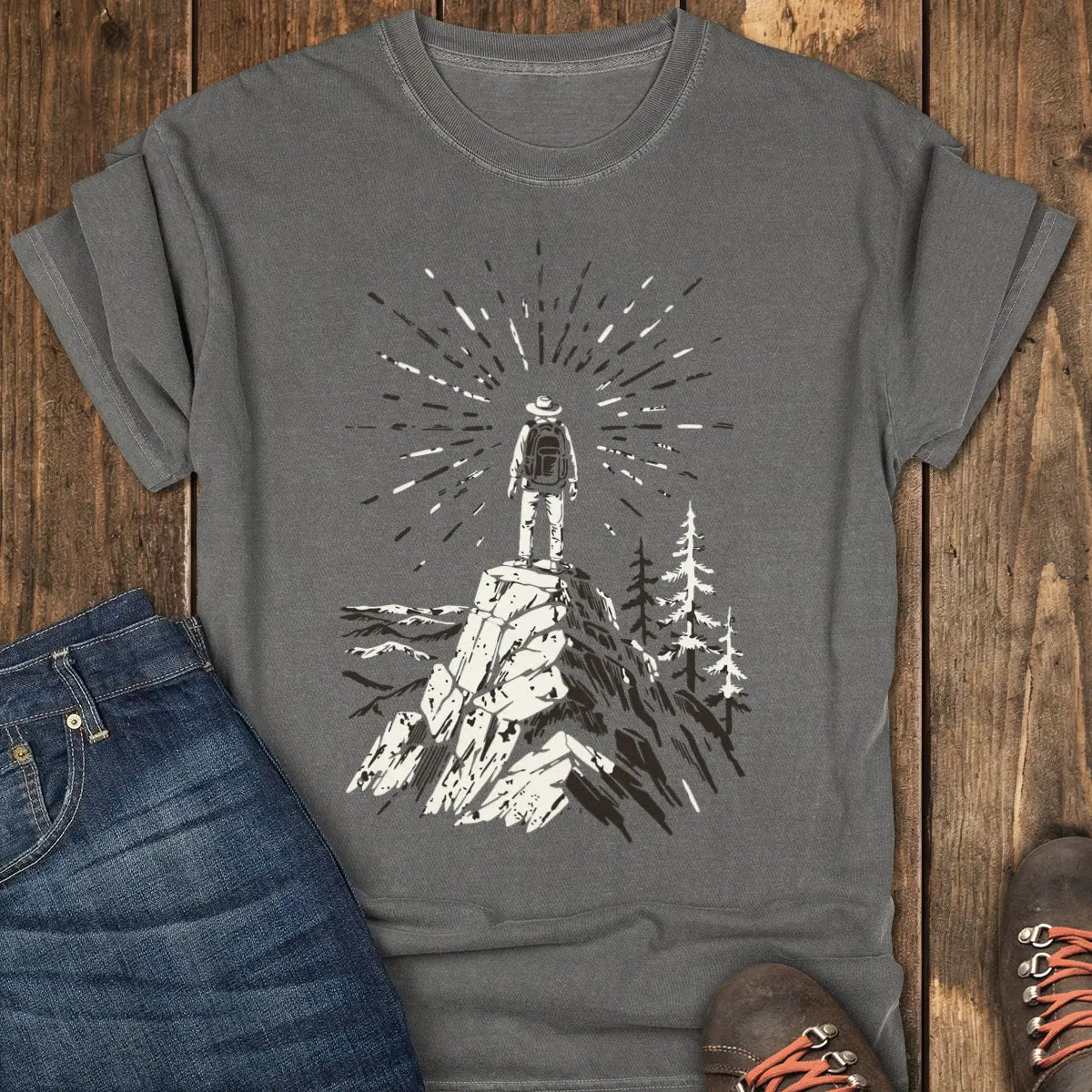 Higher Ground Tee - Pepper