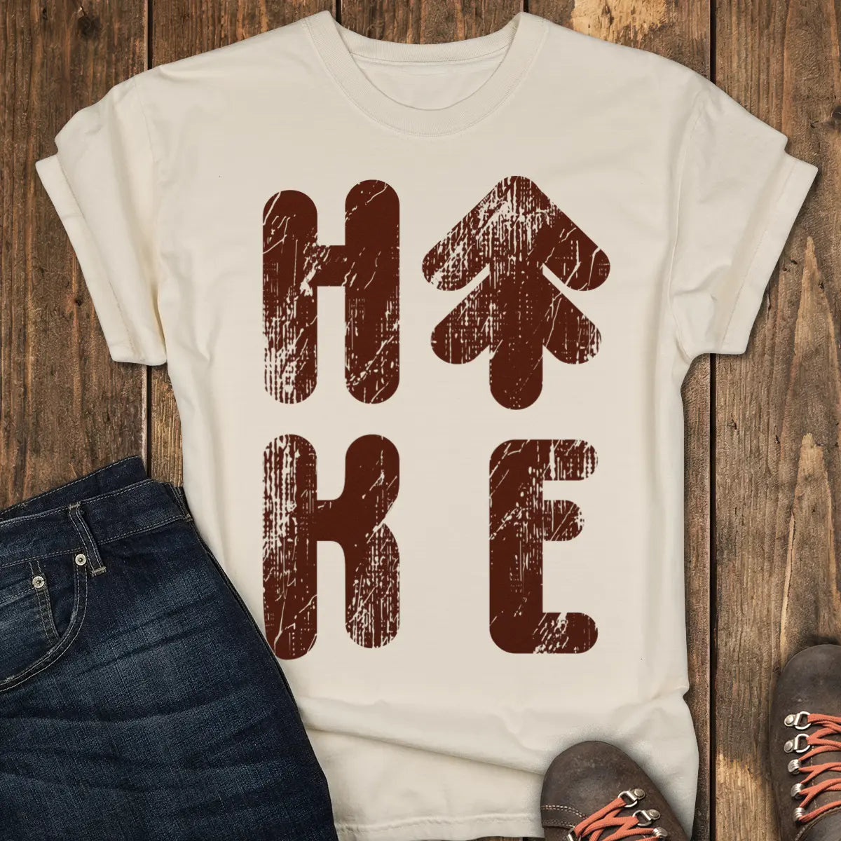 Hike Defined Tee - Ivory