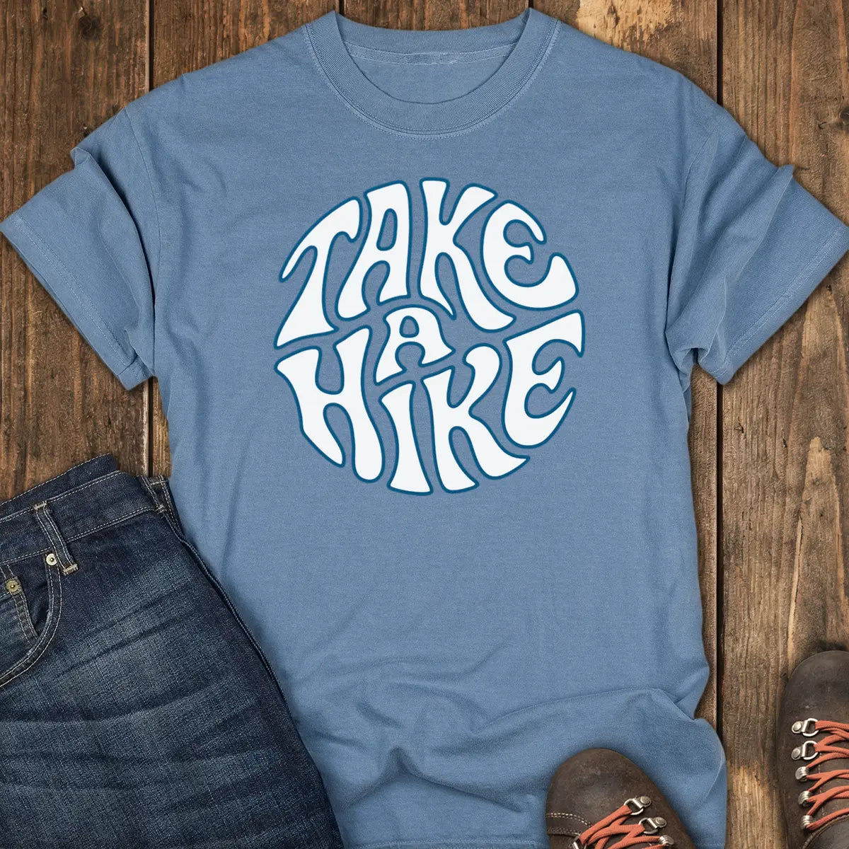 Hike Mojo Tee - Blue Jean