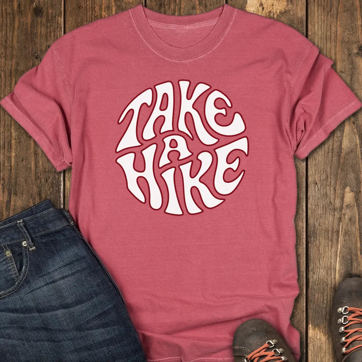 Hike Mojo Tee - Crimson