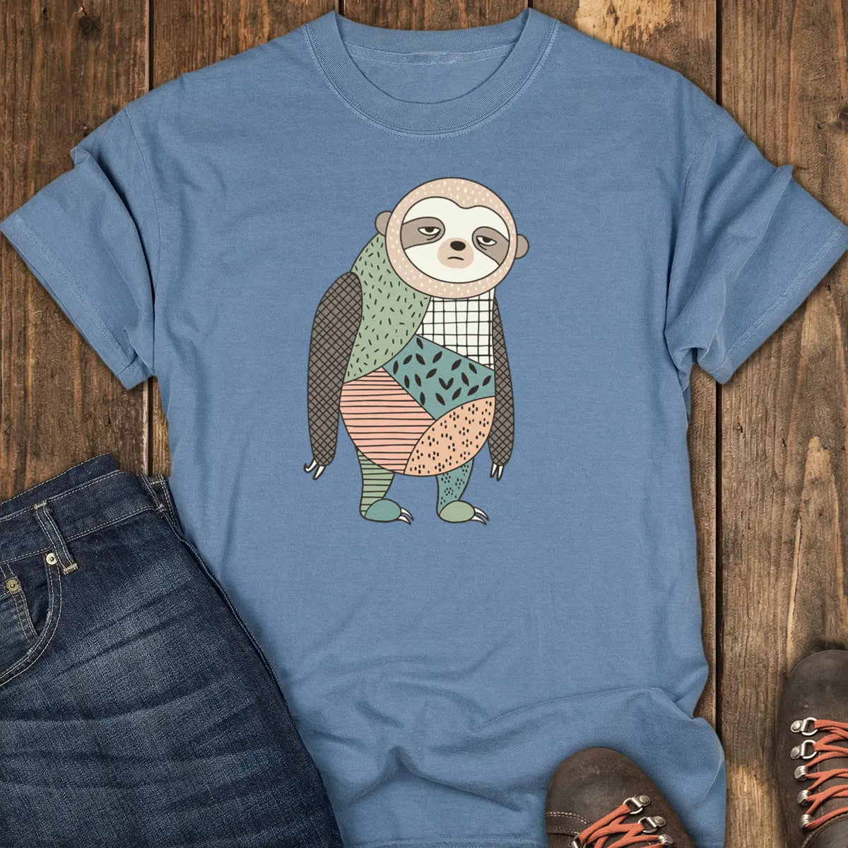 Hike On Tee - Blue Jean