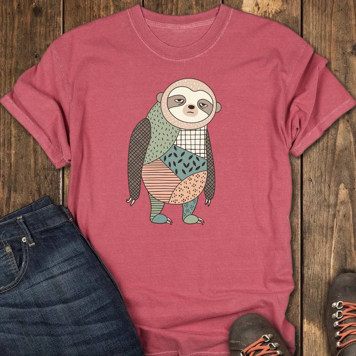 Hike On Tee - Crimson