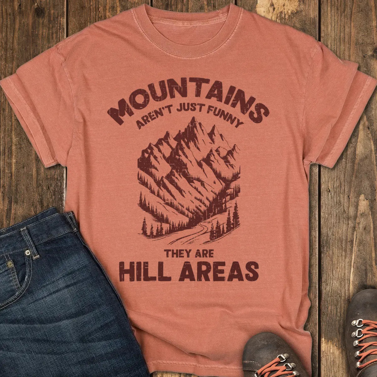 Hill-arious Ridge Tee - Yam