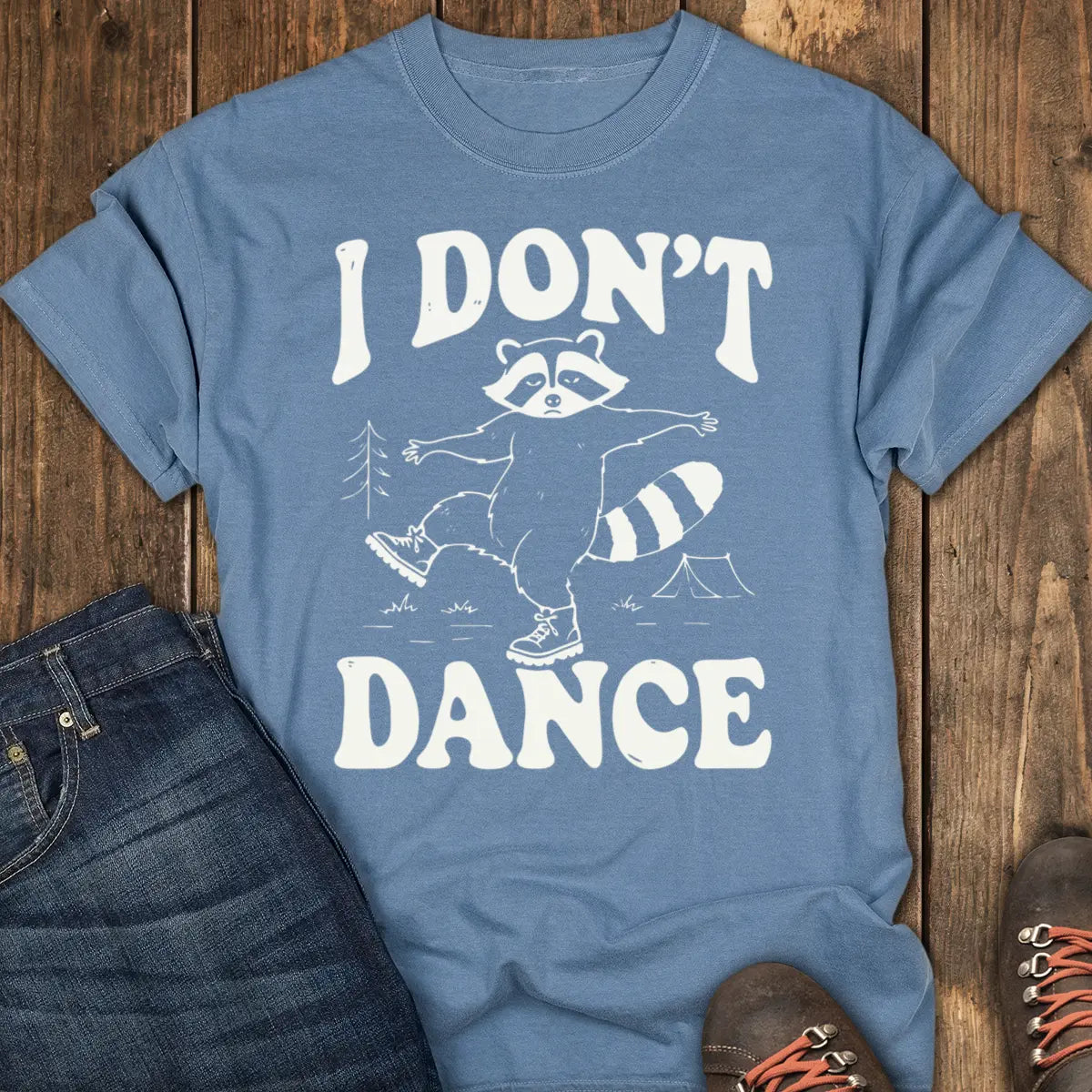 I Don’t Dance Tee - Blue Jean