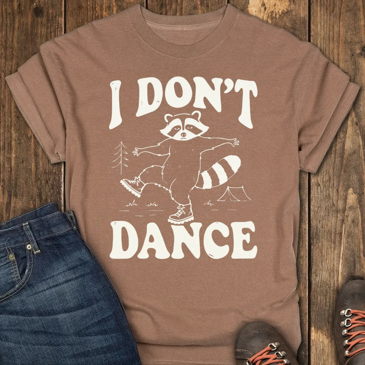 I Don’t Dance Tee - Espresso