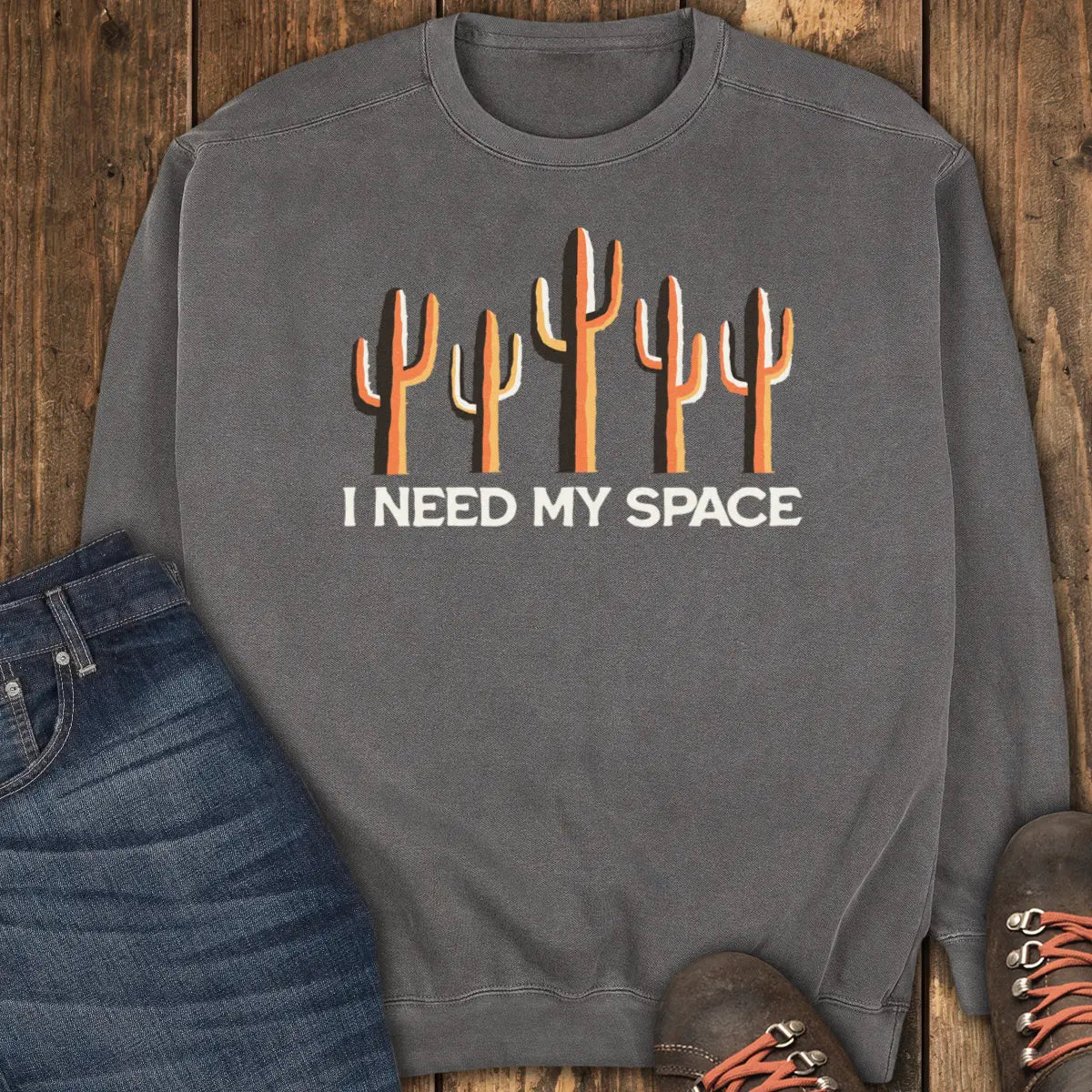I Need My Space Sweatshirt - Pepper