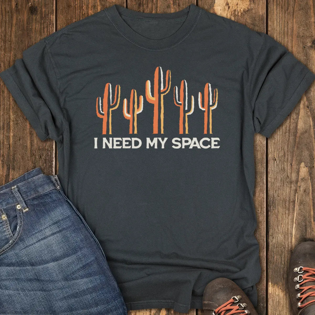 I Need My Space Tee - Black