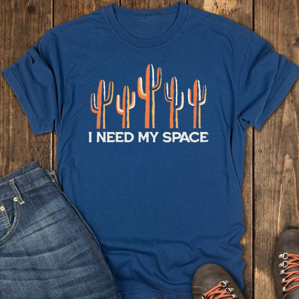 I Need My Space Tee - Navy