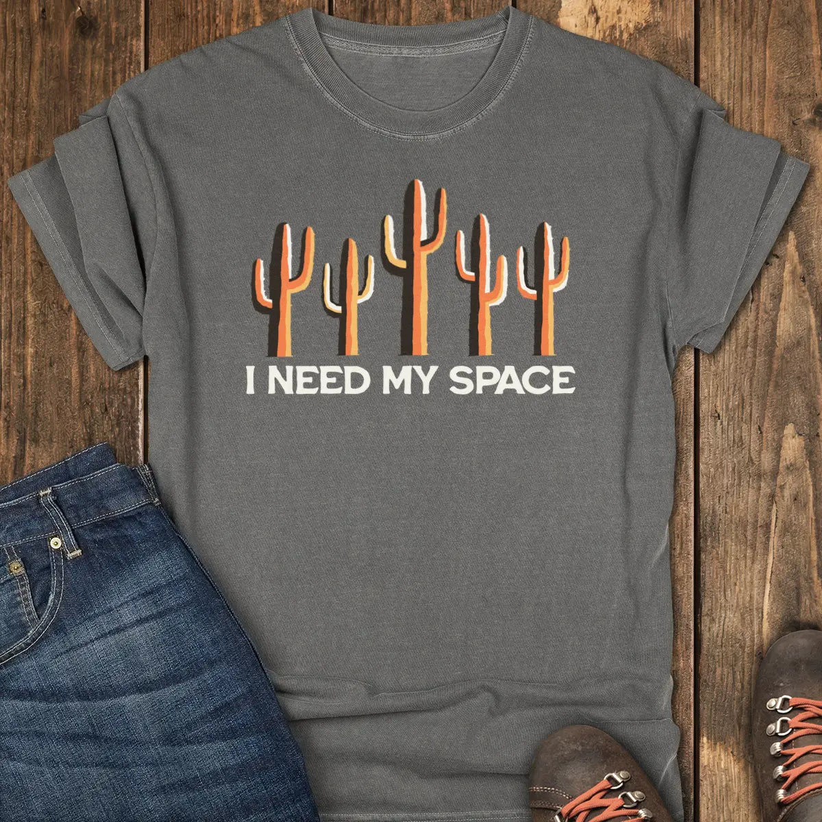 I Need My Space Tee - Pepper