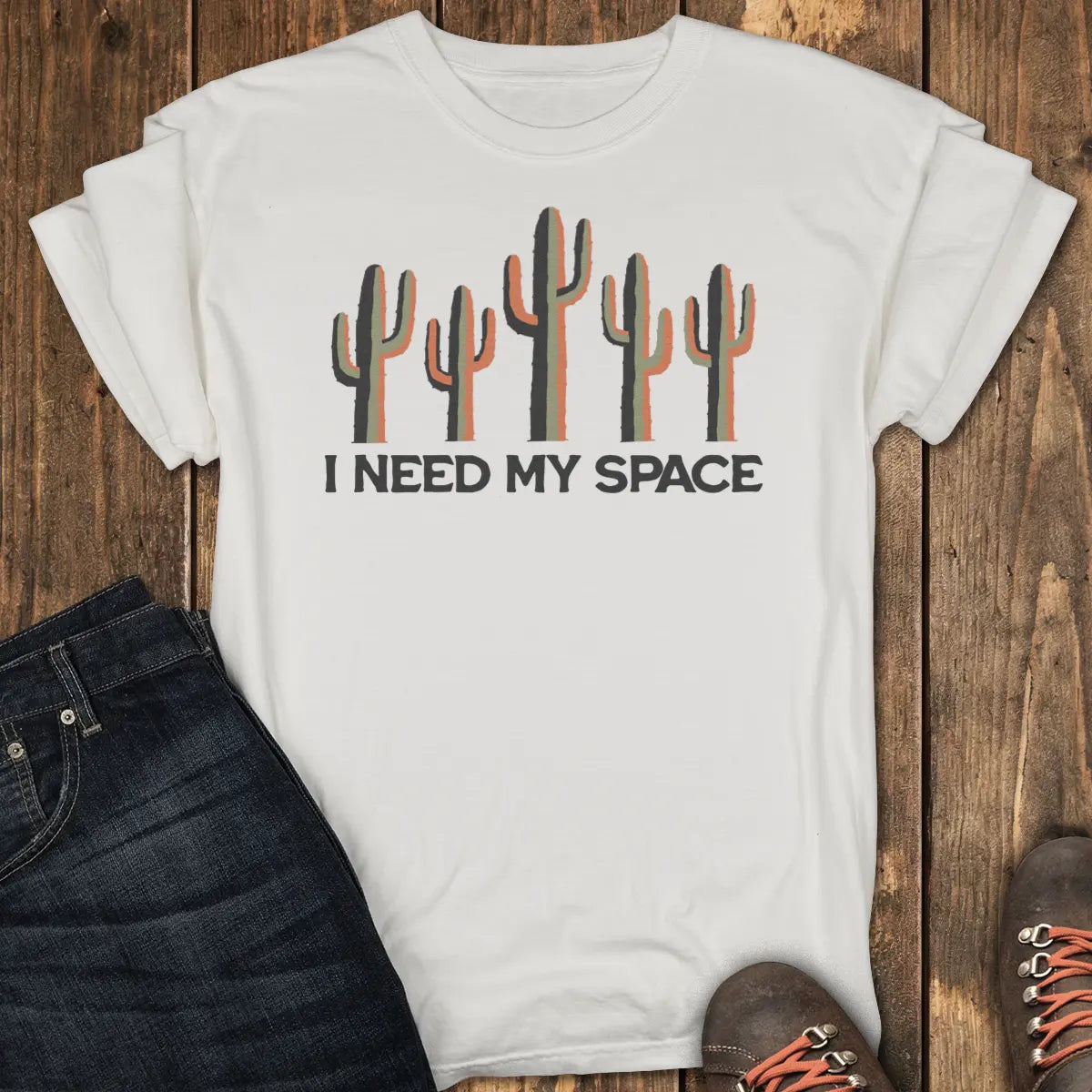 I Need My Space Tee - White