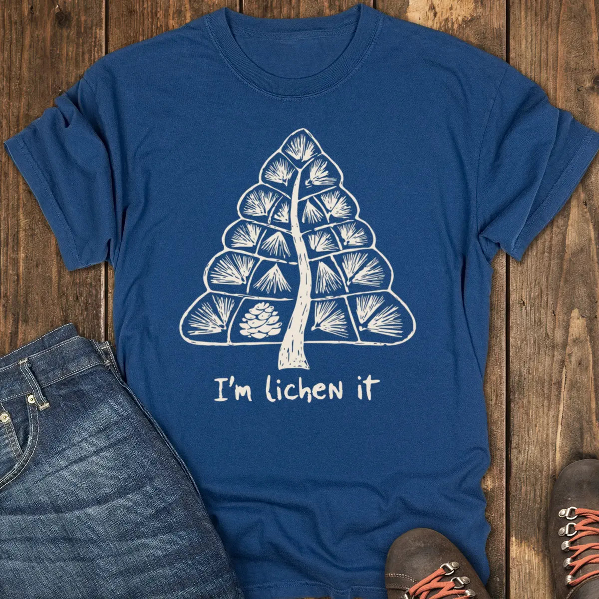 I'm Lichen It Tee - Navy