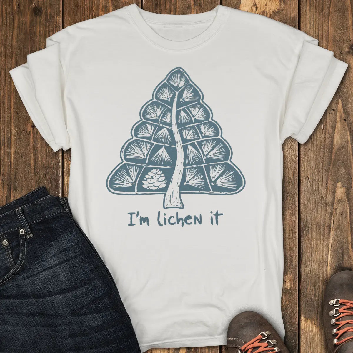 I'm Lichen It Tee - White