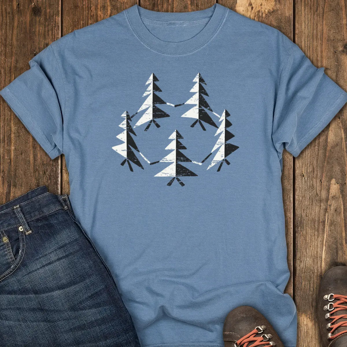 Inner Circle Tee - Blue Jean