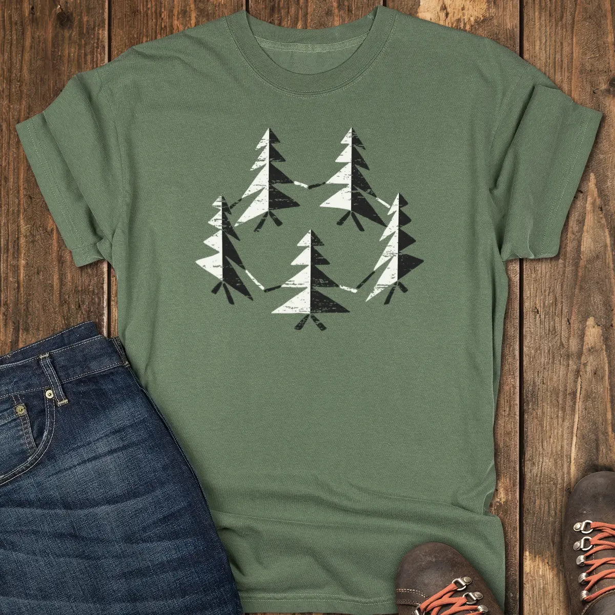 Inner Circle Tee - Moss