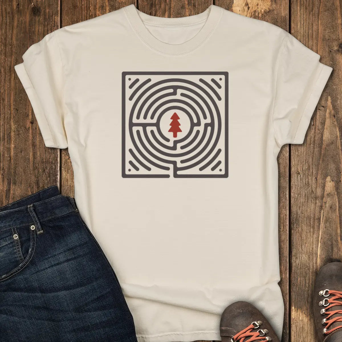 Inner Trail Tee - Ivory