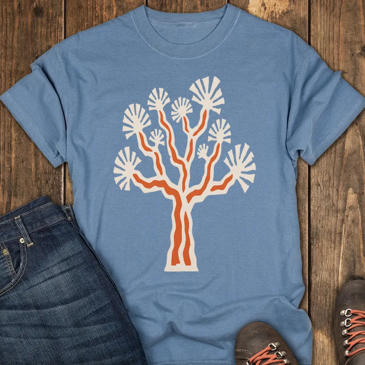 Joshua Tree Tee - Blue Jean