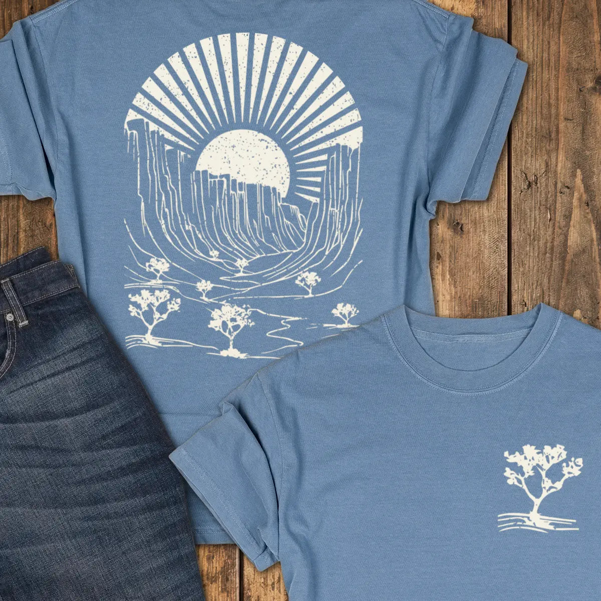 Journey Beyond Tee - Blue Jean