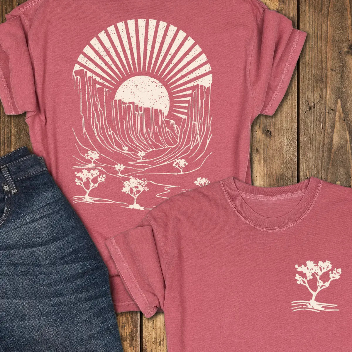 Journey Beyond Tee - Crimson