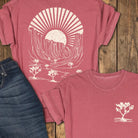 Journey Beyond Tee - Crimson