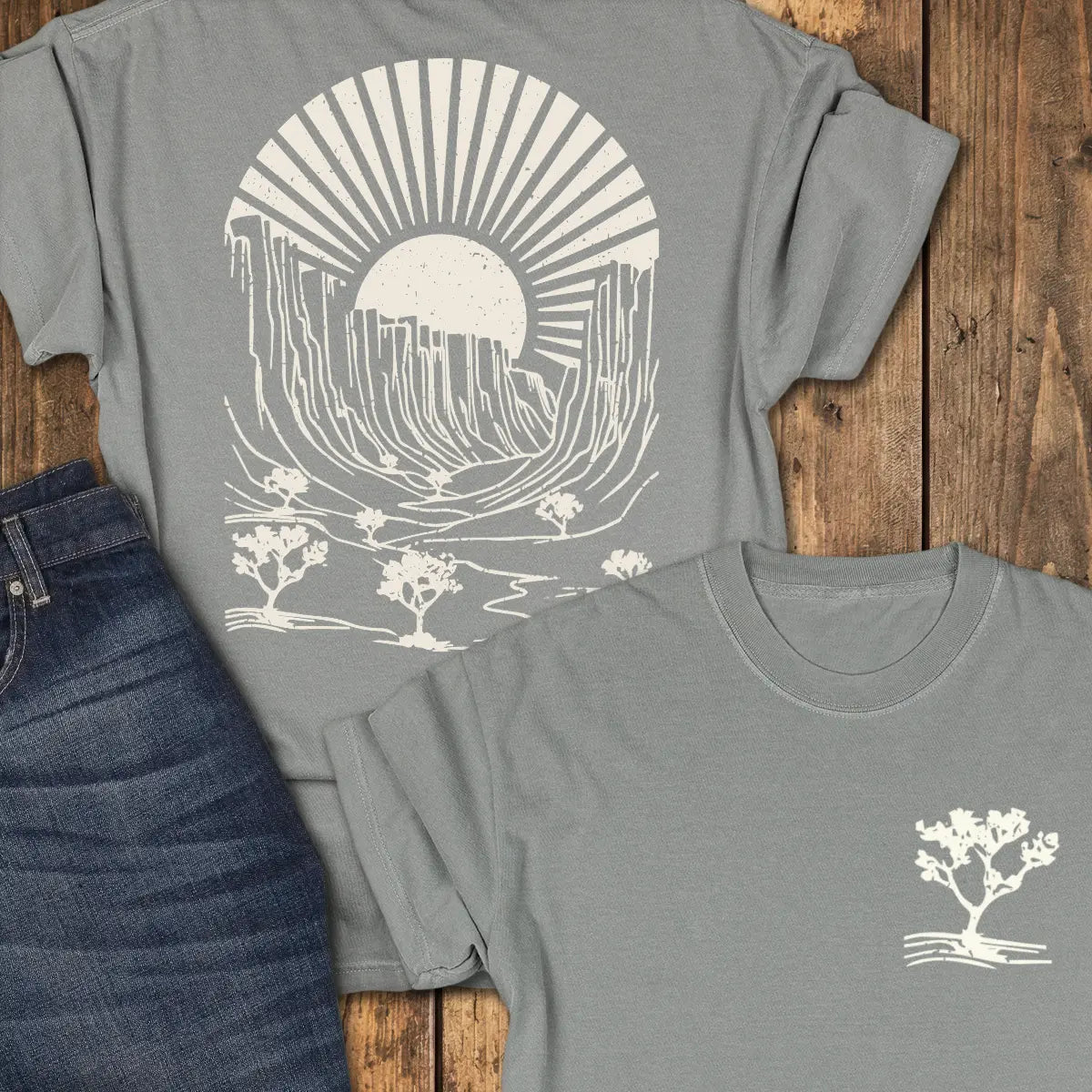 Journey Beyond Tee - Grey