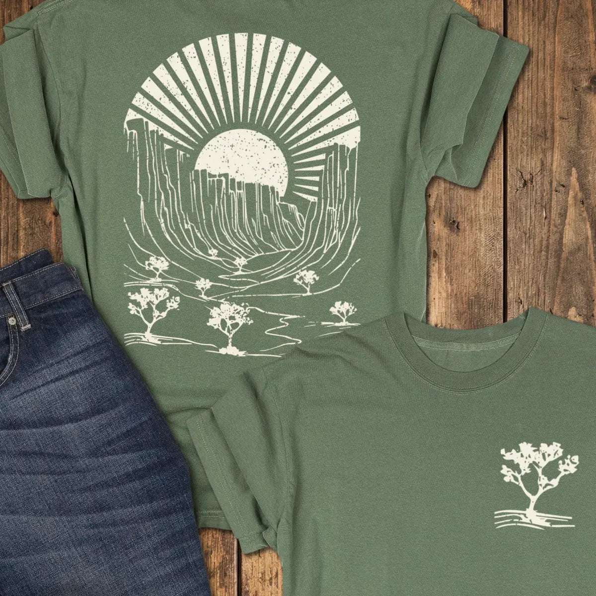 Journey Beyond Tee - Moss