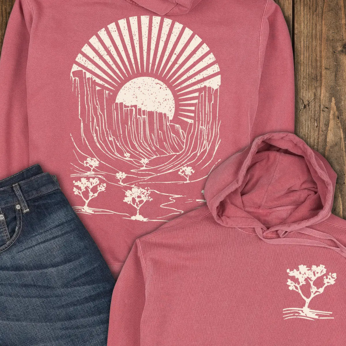 Journey Beyond Hoodie - Crimson