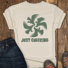 Just Checking Tee - Ivory
