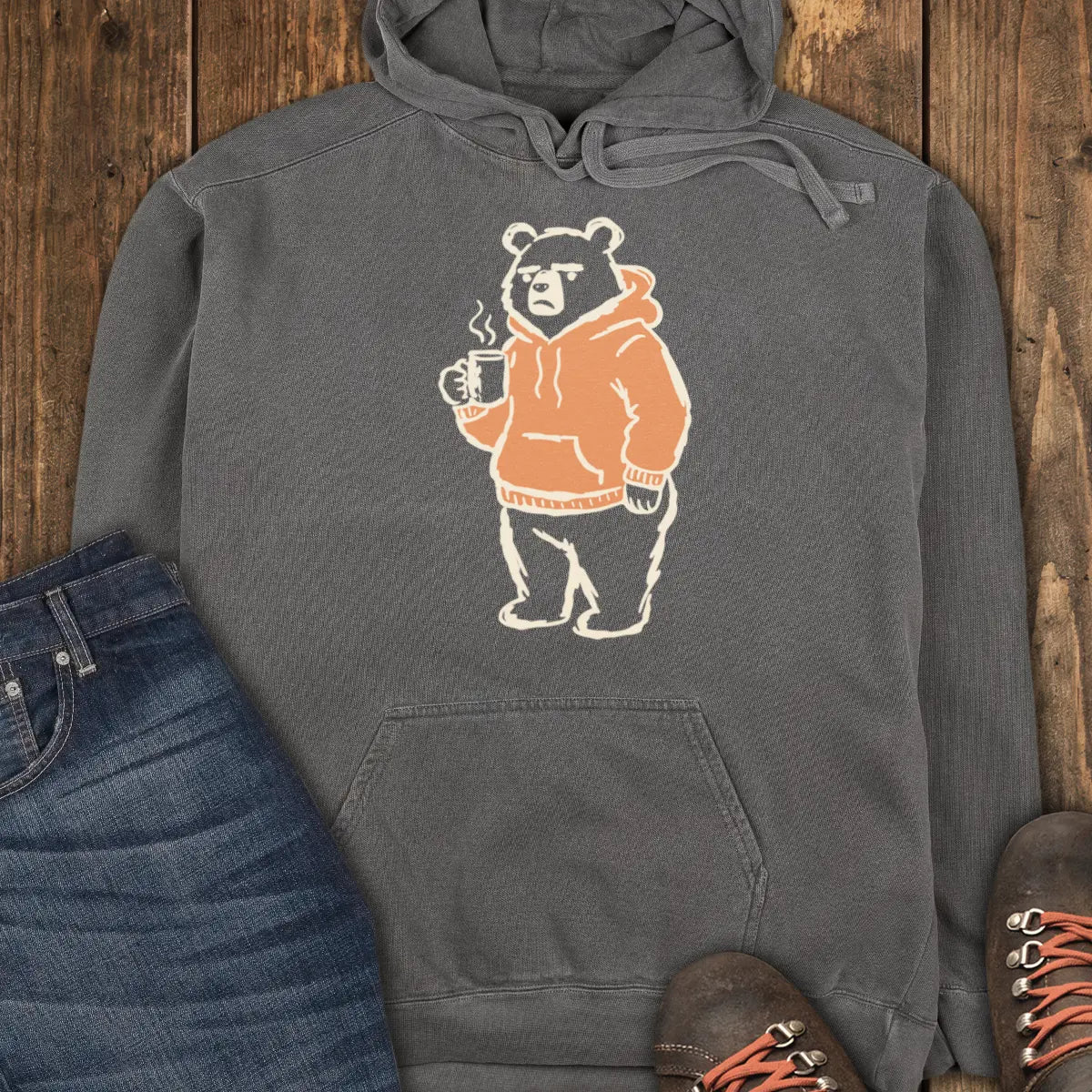 Keep Distance Hoodie - Pepper