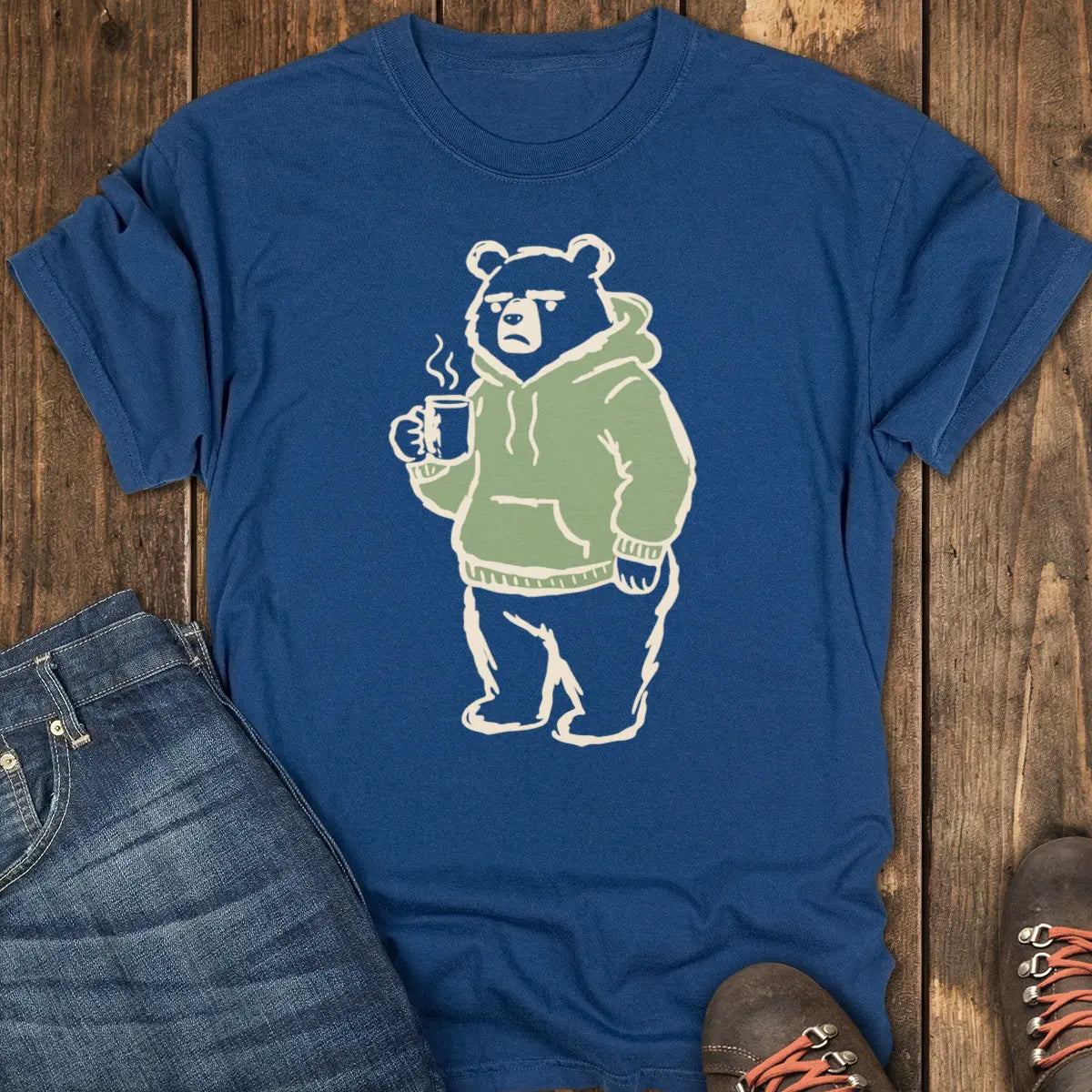 Keep Distance Tee - Navy
