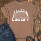 LOG OFF Tee - Espresso