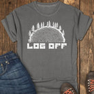 LOG OFF Tee - Pepper