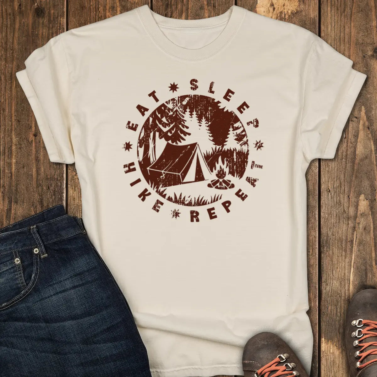 Life Routine Tee - Ivory