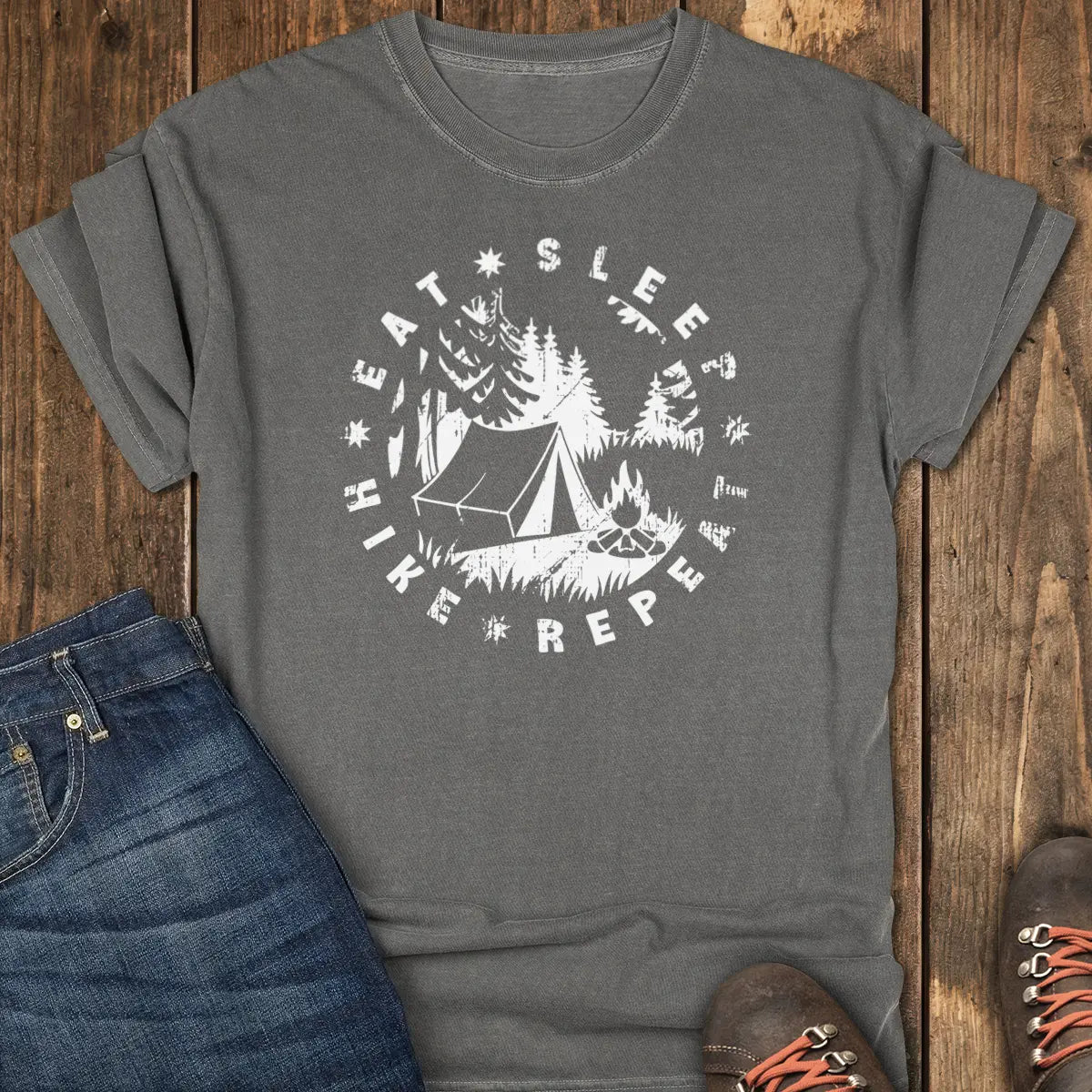 Life Routine Tee - Pepper