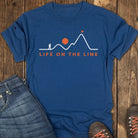 Life on the Line Tee - Navy