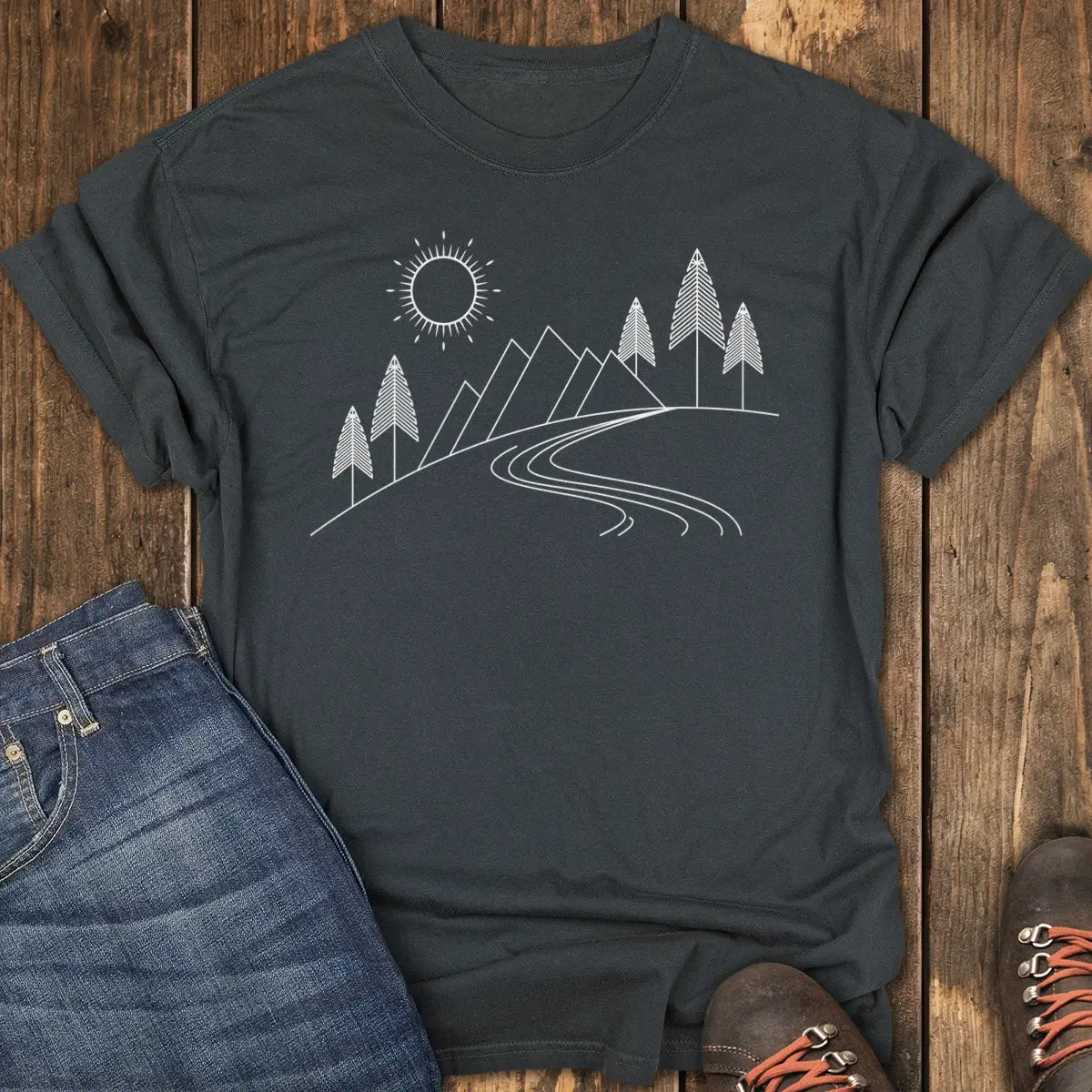 Linescape Tee - Black