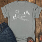 Linescape Tee - Grey