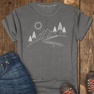 Linescape Tee - Pepper