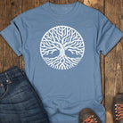Living Circuit Tee - Blue Jean