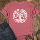 Living Circuit Tee - Crimson