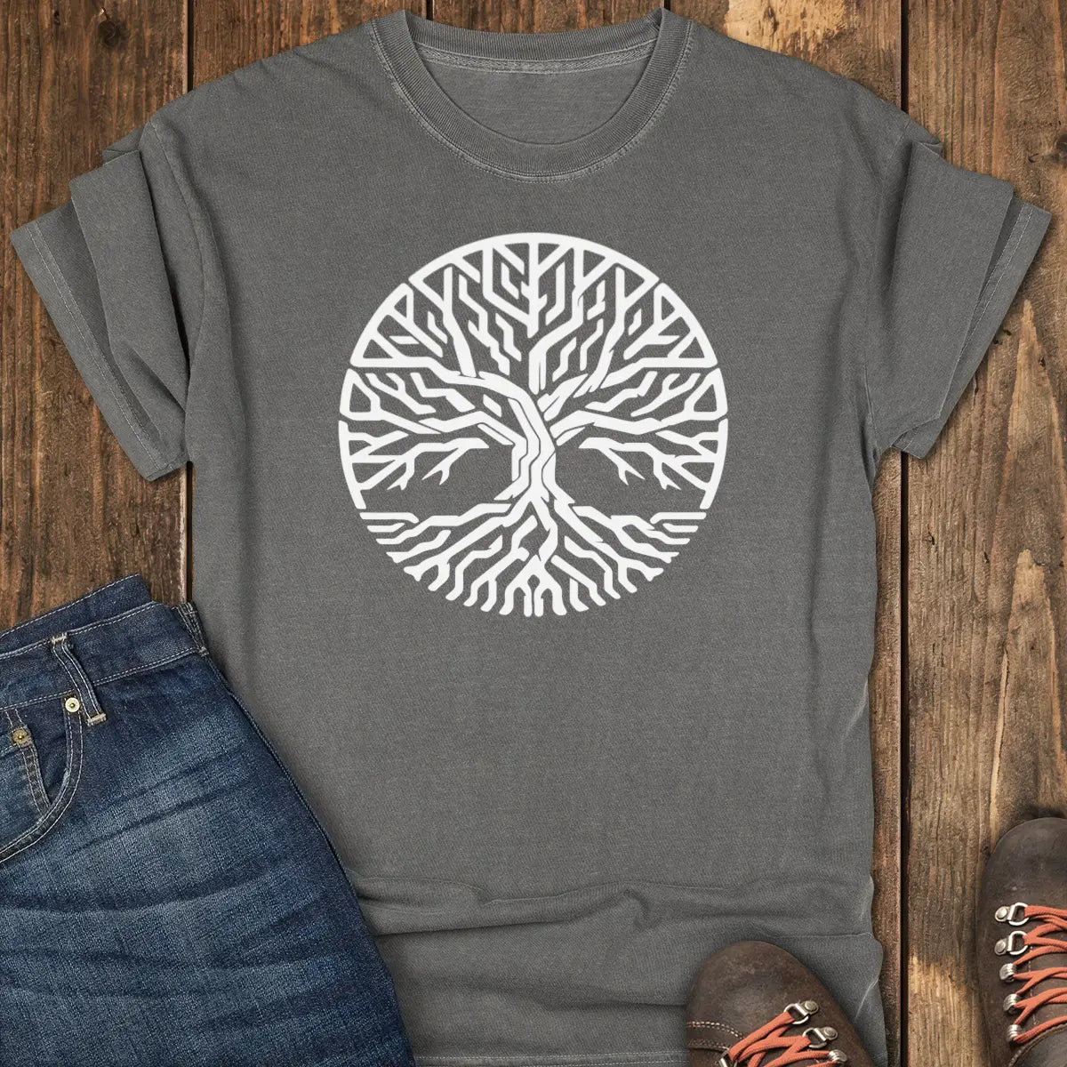 Living Circuit Tee - Pepper