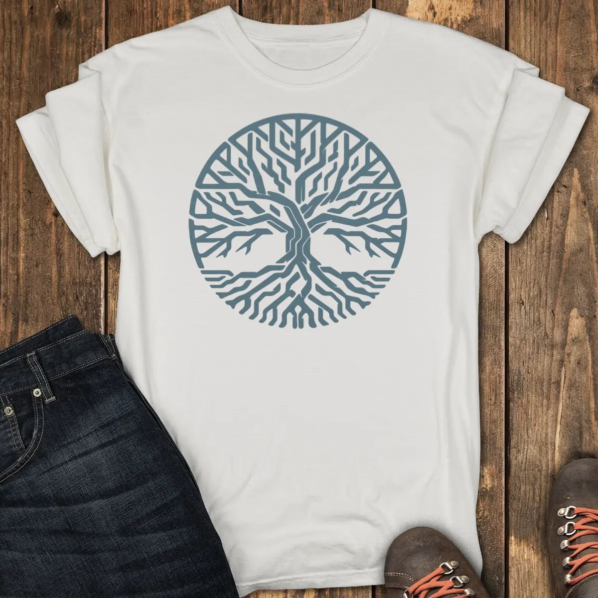 Living Circuit Tee - White