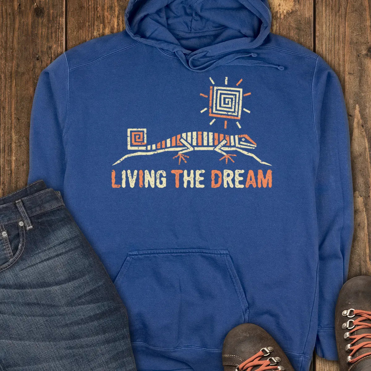 Living the Dream Hoodie - True Navy