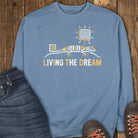 Living the Dream Sweatshirt - Blue Jean
