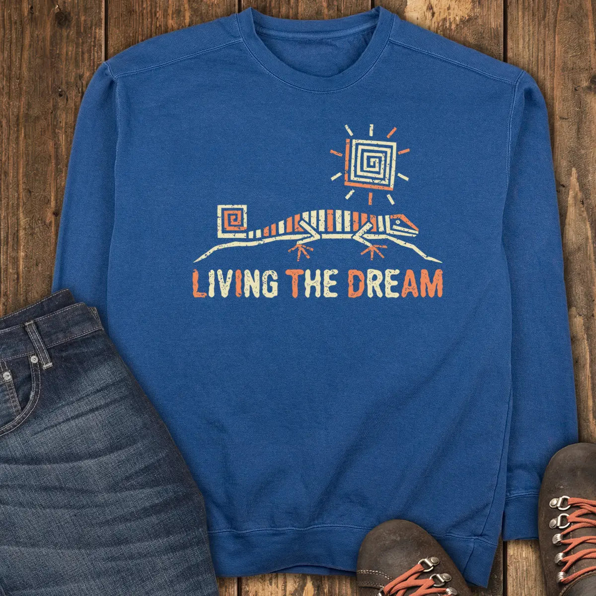 Living the Dream Sweatshirt - True Navy