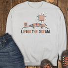 Living the Dream Sweatshirt - White