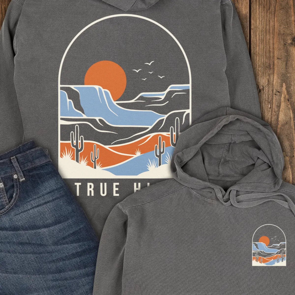 Long View Hoodie - Pepper