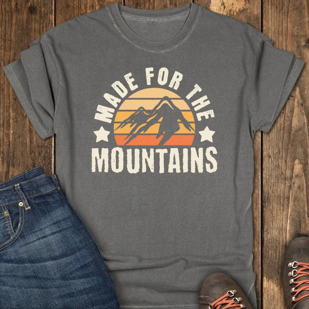 Made for the Mountains Tee - Pepper