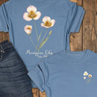 Mariposa Lily Tee - Blue Jean