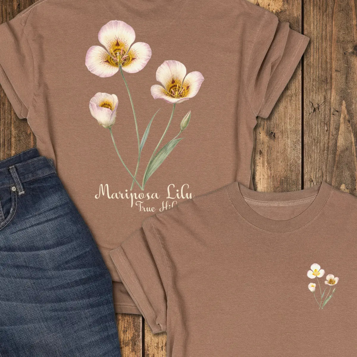 Mariposa Lily Tee - Espresso