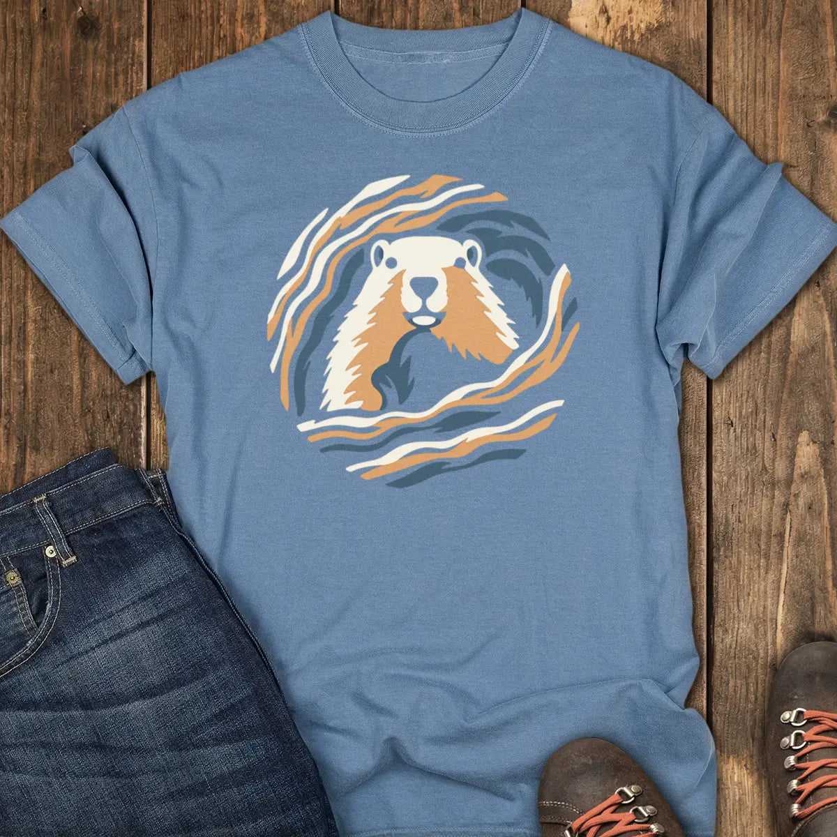 Marmot Alert Tee - Blue Jean